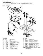 Preview for 41 page of Poulan Pro 180200 Important Manual