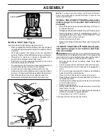 Предварительный просмотр 7 страницы Poulan Pro 180241 Owner'S Manual