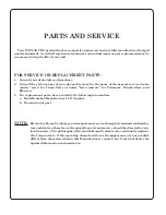 Preview for 48 page of Poulan Pro 180265 Owner'S Manual