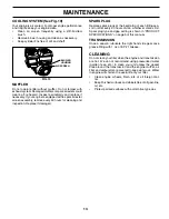 Preview for 13 page of Poulan Pro 181121 Owner'S Manual