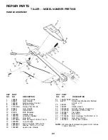 Предварительный просмотр 20 страницы Poulan Pro 181121 Owner'S Manual