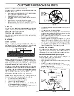 Предварительный просмотр 17 страницы Poulan Pro 183046 Owner'S Manual