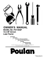 Preview for 1 page of Poulan Pro 183293 Owner'S Manual