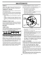 Предварительный просмотр 18 страницы Poulan Pro 184314 Owner'S Manual