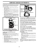 Предварительный просмотр 23 страницы Poulan Pro 184314 Owner'S Manual