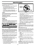 Preview for 16 page of Poulan Pro 184518 Owner'S Manual