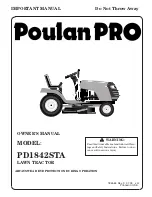 Poulan Pro 184564 Owner'S Manual preview