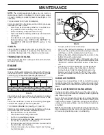 Предварительный просмотр 17 страницы Poulan Pro 184564 Owner'S Manual