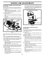 Предварительный просмотр 21 страницы Poulan Pro 184564 Owner'S Manual