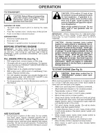 Preview for 8 page of Poulan Pro 184860 Owner'S Manual