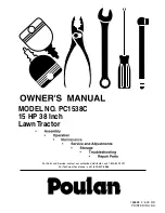 Poulan Pro 186888 Owner'S Manual предпросмотр