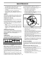 Предварительный просмотр 17 страницы Poulan Pro 186892 Owner'S Manual