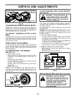 Предварительный просмотр 22 страницы Poulan Pro 186892 Owner'S Manual