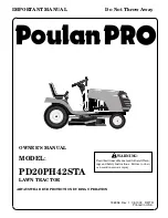 Preview for 1 page of Poulan Pro 186996 Operator'S Manual