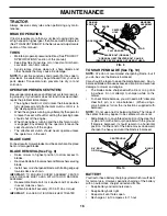 Предварительный просмотр 16 страницы Poulan Pro 187301 Owner'S Manual