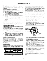 Предварительный просмотр 17 страницы Poulan Pro 187301 Owner'S Manual