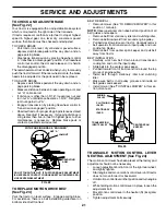 Предварительный просмотр 21 страницы Poulan Pro 187301 Owner'S Manual