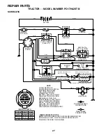 Предварительный просмотр 27 страницы Poulan Pro 187301 Owner'S Manual