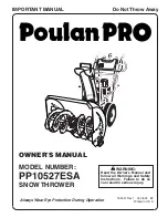 Poulan Pro 188047 Owner'S Manual предпросмотр