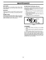 Preview for 17 page of Poulan Pro 192087 Owner'S Manual