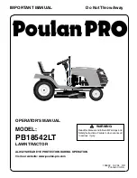 Poulan Pro 194632 Operator'S Manual preview