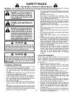 Preview for 2 page of Poulan Pro 195506 Operator'S Manual