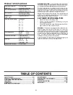 Preview for 4 page of Poulan Pro 195506 Operator'S Manual