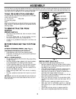 Preview for 6 page of Poulan Pro 195506 Operator'S Manual