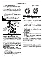 Preview for 12 page of Poulan Pro 195506 Operator'S Manual