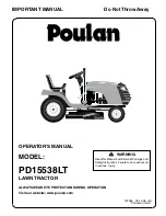 Poulan Pro 197053 Operator'S Manual preview