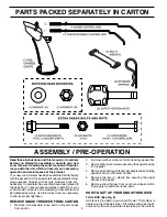 Предварительный просмотр 4 страницы Poulan Pro 199350 Owner'S Manual