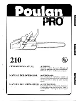 Poulan Pro 1995-03 User Manual preview
