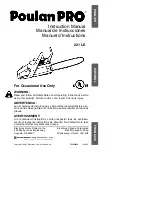 Poulan Pro 2002-11 Instruction Manual preview