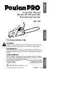 Poulan Pro 2004-01 Instruction Manual preview