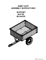 Poulan Pro 25-0125 Assembly Instructions Manual preview