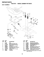 Предварительный просмотр 36 страницы Poulan Pro 279810 Owner'S Manual