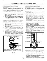 Предварительный просмотр 21 страницы Poulan Pro 401121 Operator'S Manual