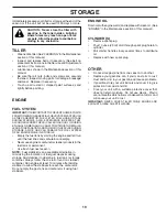 Preview for 19 page of Poulan Pro 401423 Operator'S Manual