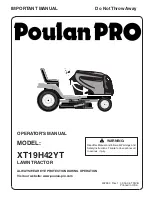 Poulan Pro 402993 Operator'S Manual preview