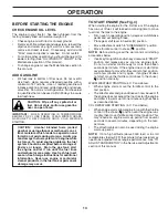 Preview for 13 page of Poulan Pro 403315 Operator'S Manual