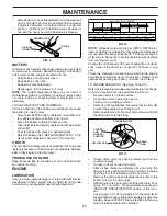 Preview for 17 page of Poulan Pro 403315 Operator'S Manual