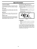 Preview for 18 page of Poulan Pro 403315 Operator'S Manual