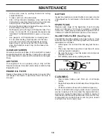 Preview for 18 page of Poulan Pro 403444 Operator'S Manual