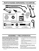 Preview for 4 page of Poulan Pro 403919 Owner'S Manual