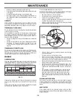 Предварительный просмотр 16 страницы Poulan Pro 411256 Operator'S Manual