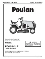 Poulan Pro 414754 Operator'S Manual preview