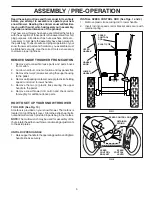 Предварительный просмотр 5 страницы Poulan Pro 414944 Owner'S Manual