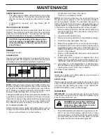 Предварительный просмотр 14 страницы Poulan Pro 415136 Owner'S Manual