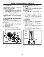 Preview for 21 page of Poulan Pro 417905 Operator'S Manual