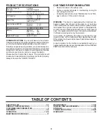 Preview for 4 page of Poulan Pro 418793 Operator'S Manual